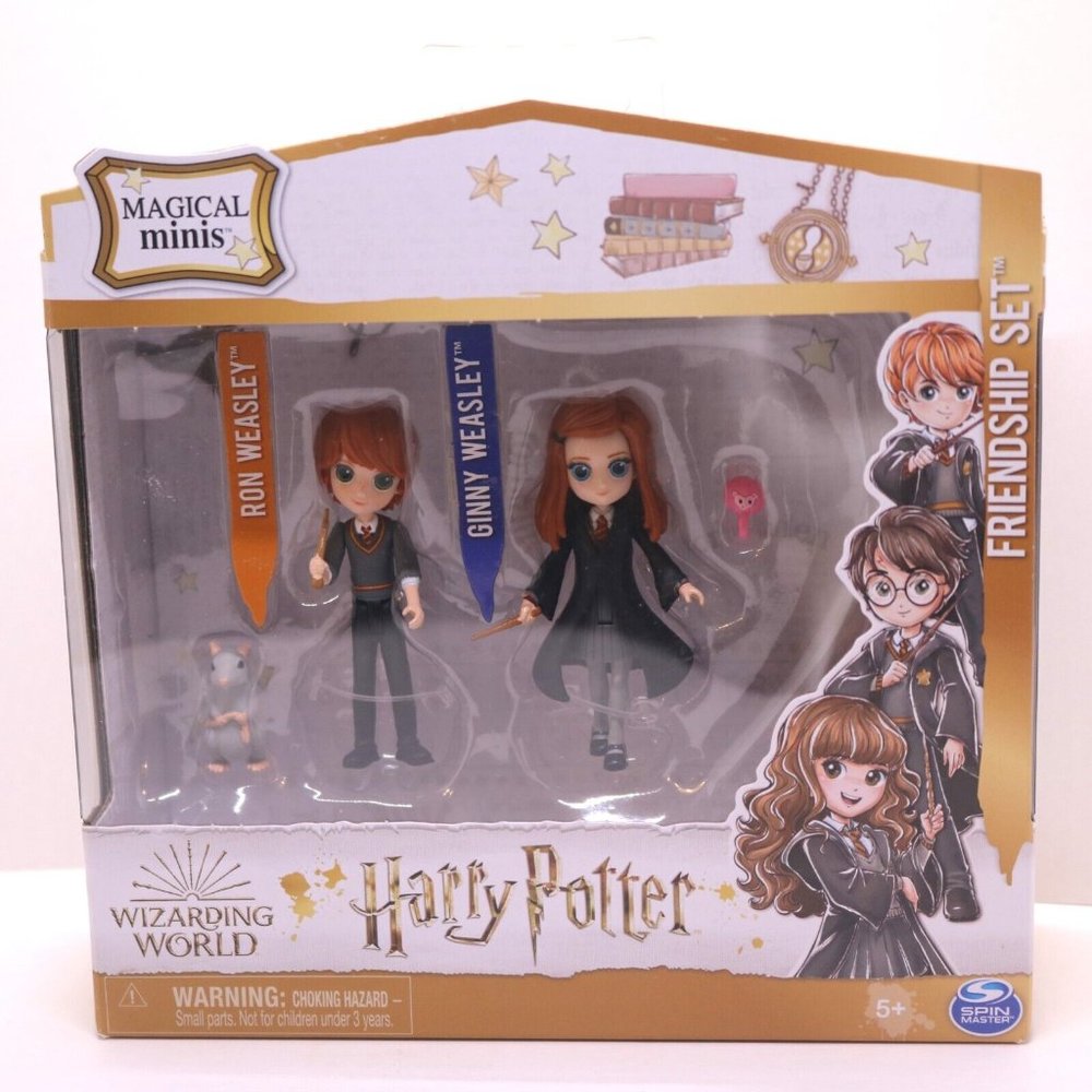 NEW Harry Potter Wizarding World - Magical Minis Playset - Ron & Ginny Weasly
